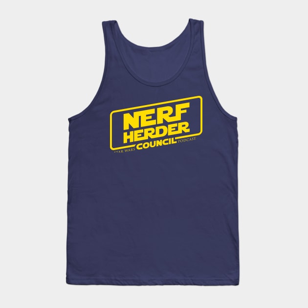 Nerfherder Council: Anthology style logo Tank Top by NHCpodcast